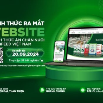 CHÍNH THỨC RA MẮT WEBSITE NGÀNH THỨC ĂN CHĂN NUÔI GREENFEED