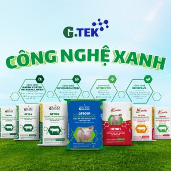 GREENFEED HOÀN THIỆN BỘ SẢN PHẨM THỨC ĂN CHĂN NUÔI CAO CẤP G.TEK CHO HEO
