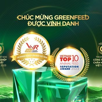 GREENFEED VIETNAM CONTINUES ITS WINNING RUN WITH TOP 5 PRESTIGIOUS ANIMAL FEED COMPANIES