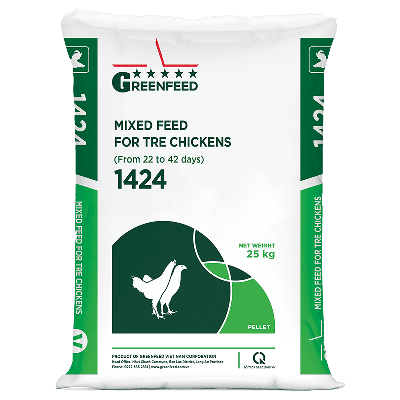 Mixed feed for TRE chickens (1424)