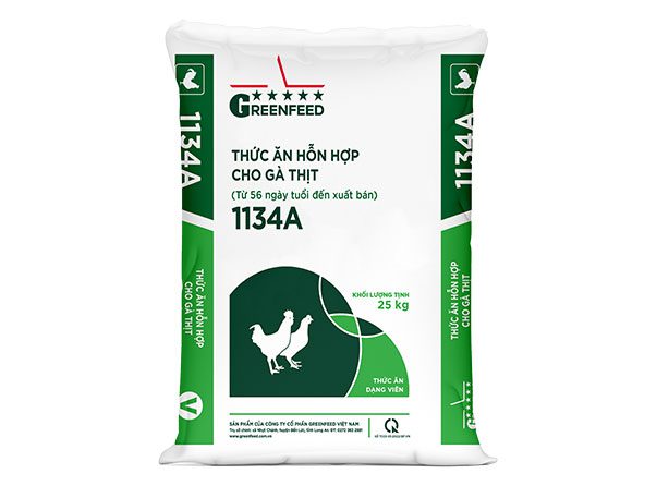 Thức ăn hỗn hợp cho gà thịt (1134A)
