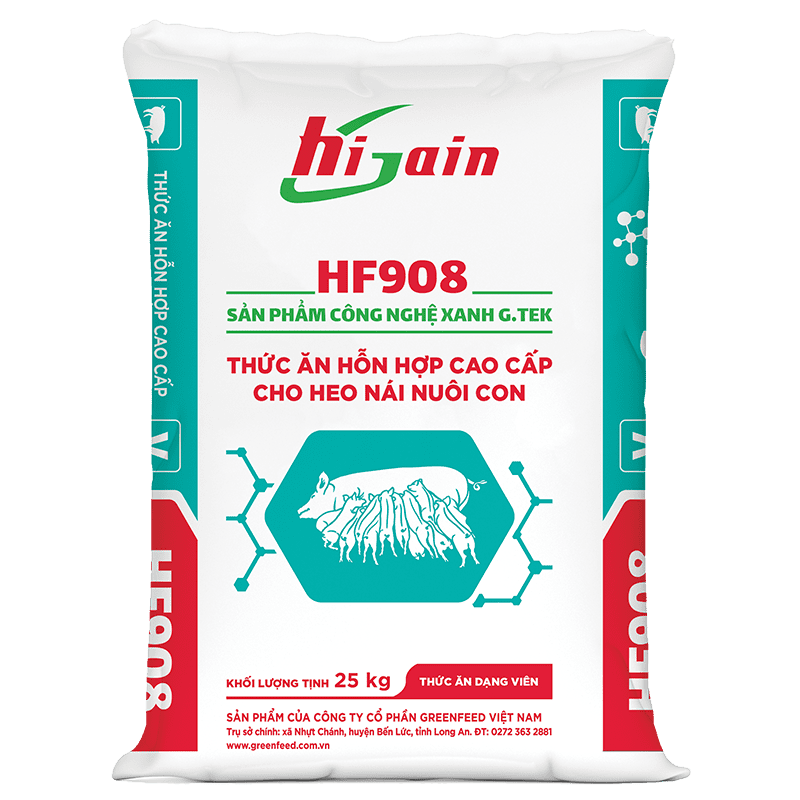 Thức ăn hỗn hợp cao cấp cho heo nái nuôi con (HF908)