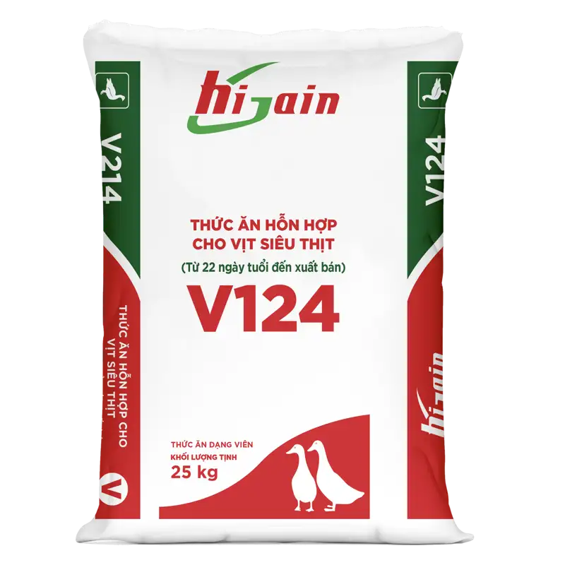 Thức ăn hỗn hợp cho vịt siêu thịt (V124)